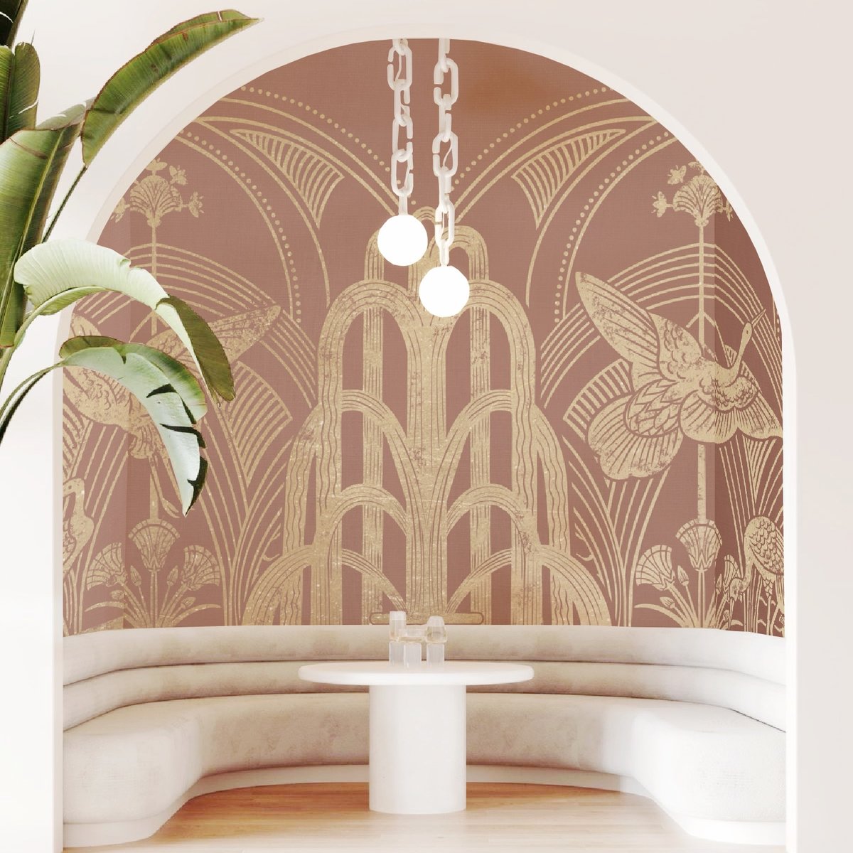 Honpo | Garden of the Crane, Gold | HO-0053 Honpo | Garden of the Crane, Gold | HO-0053