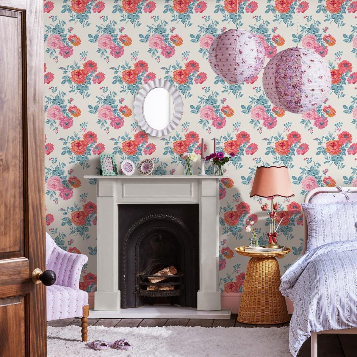 Graham & Brown | Archive Rose Wallpaper Graham & Brown | Archive Rose Wallpaper