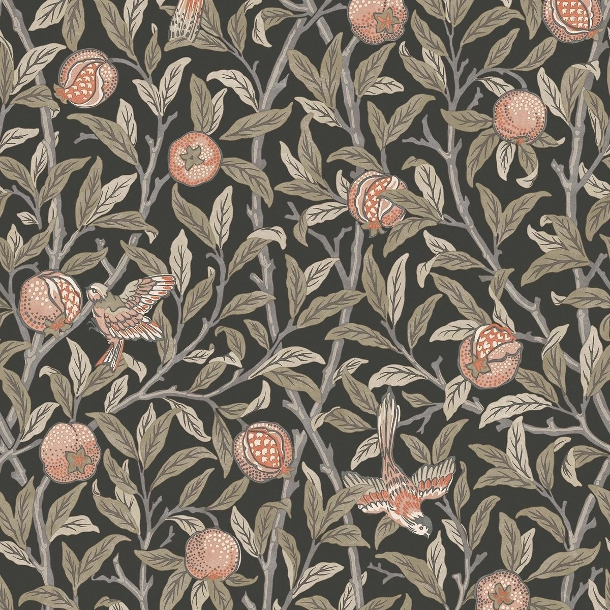 Graham & Brown | Bird & Pomegranate Wallpaper Graham & Brown | Bird & Pomegranate Wallpaper