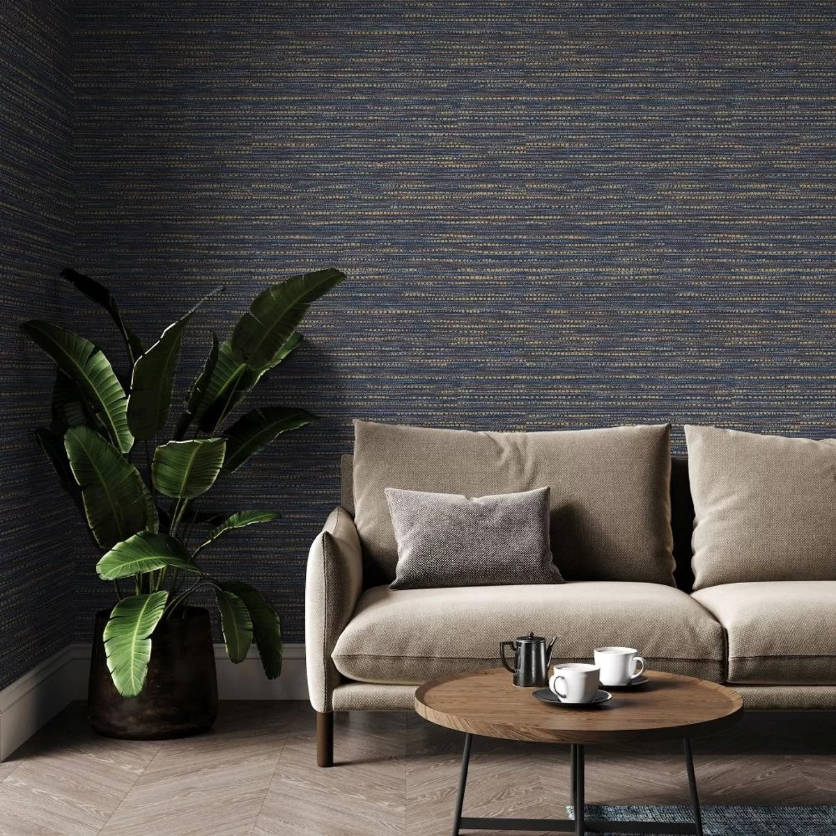 Graham & Brown | Chunky Horizontal Weave Wallpaper Graham & Brown | Chunky Horizontal Weave Wallpaper