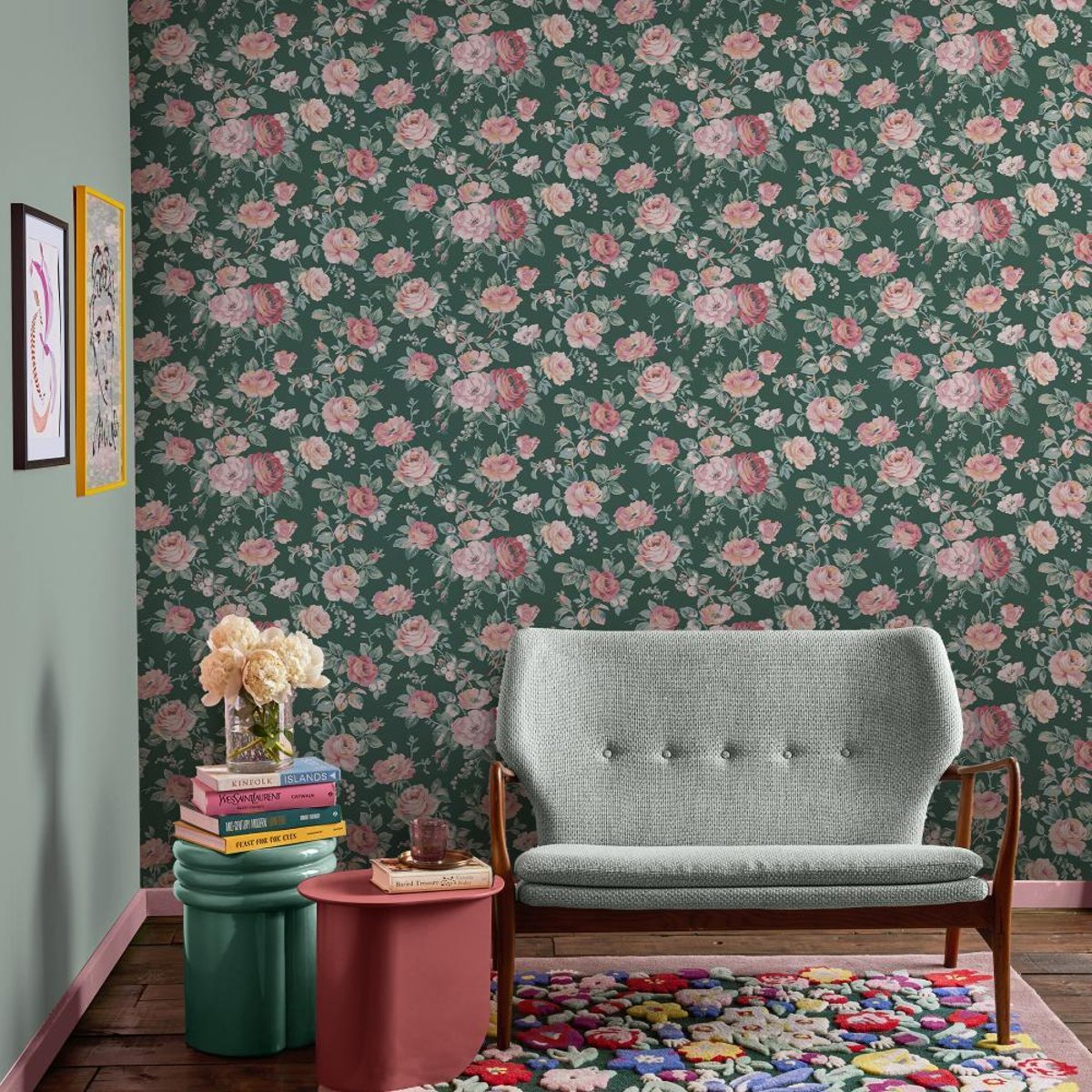 Graham & Brown | Garden Rose Wallpaper Graham & Brown | Garden Rose Wallpaper