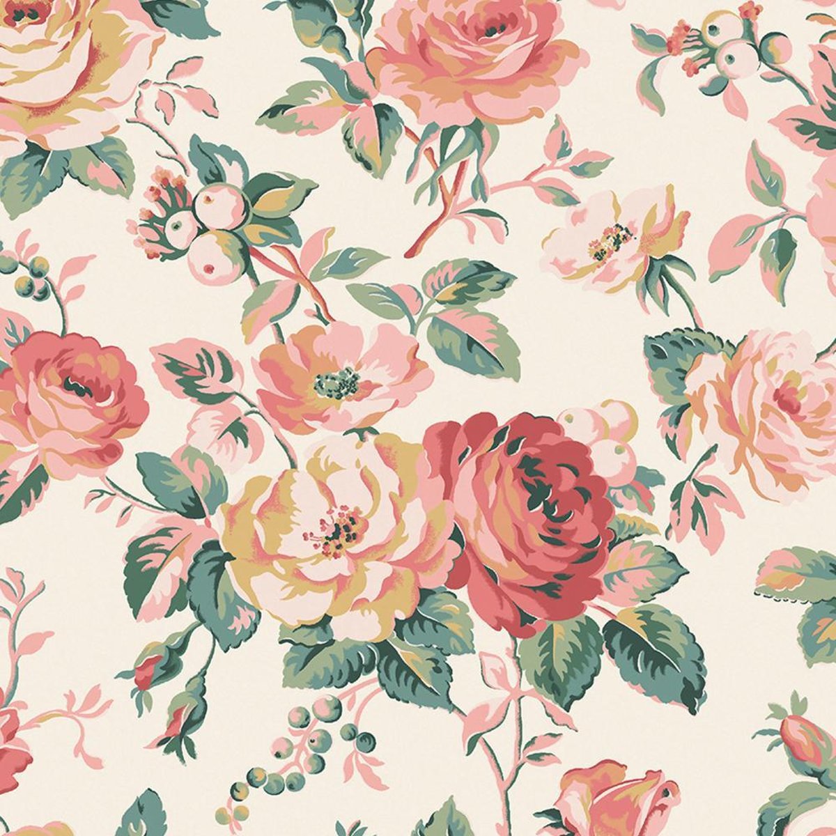Graham & Brown | Garden Rose Wallpaper Graham & Brown | Garden Rose Wallpaper