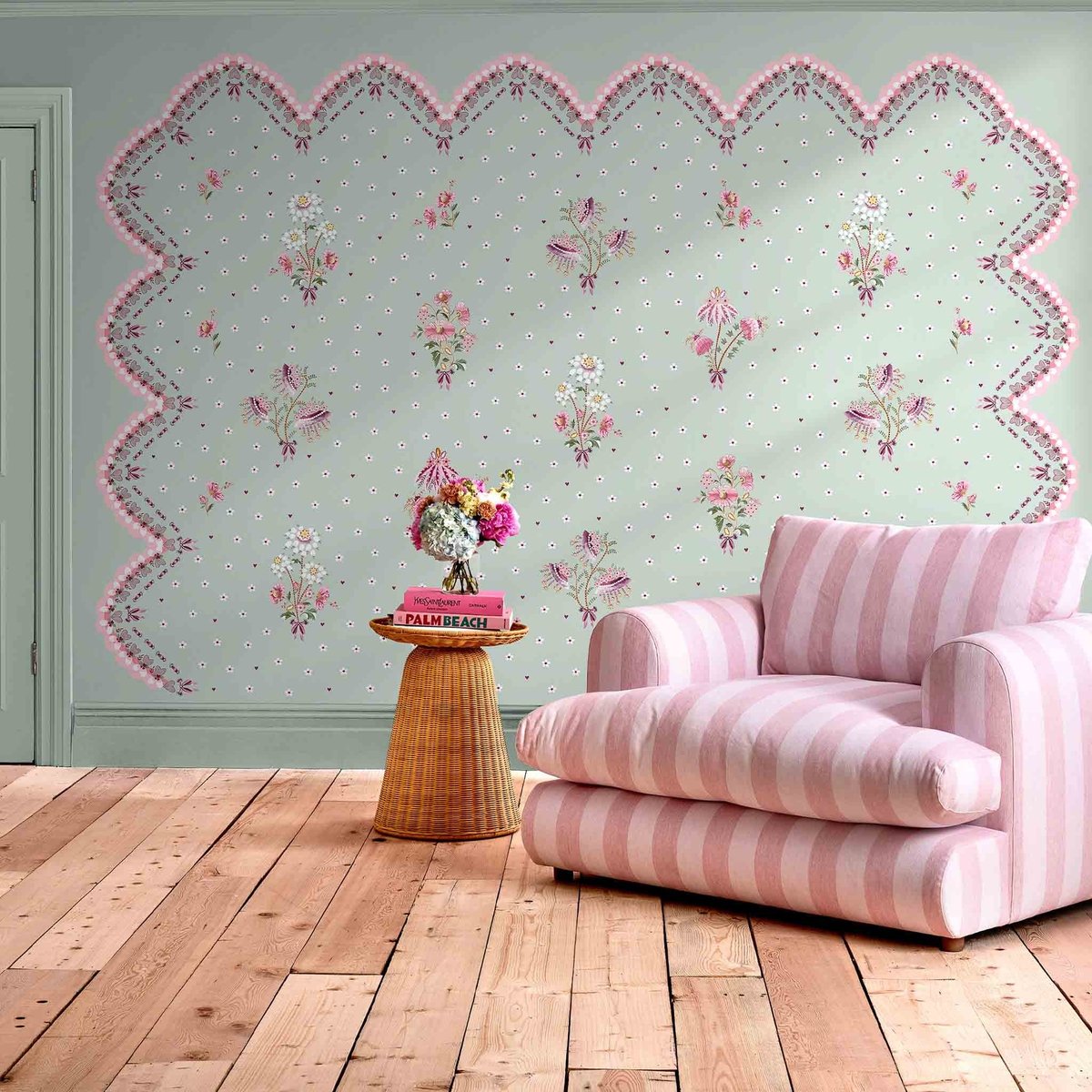 Graham & Brown | Stitch in Time Mural Graham & Brown | Stitch in Time Mural