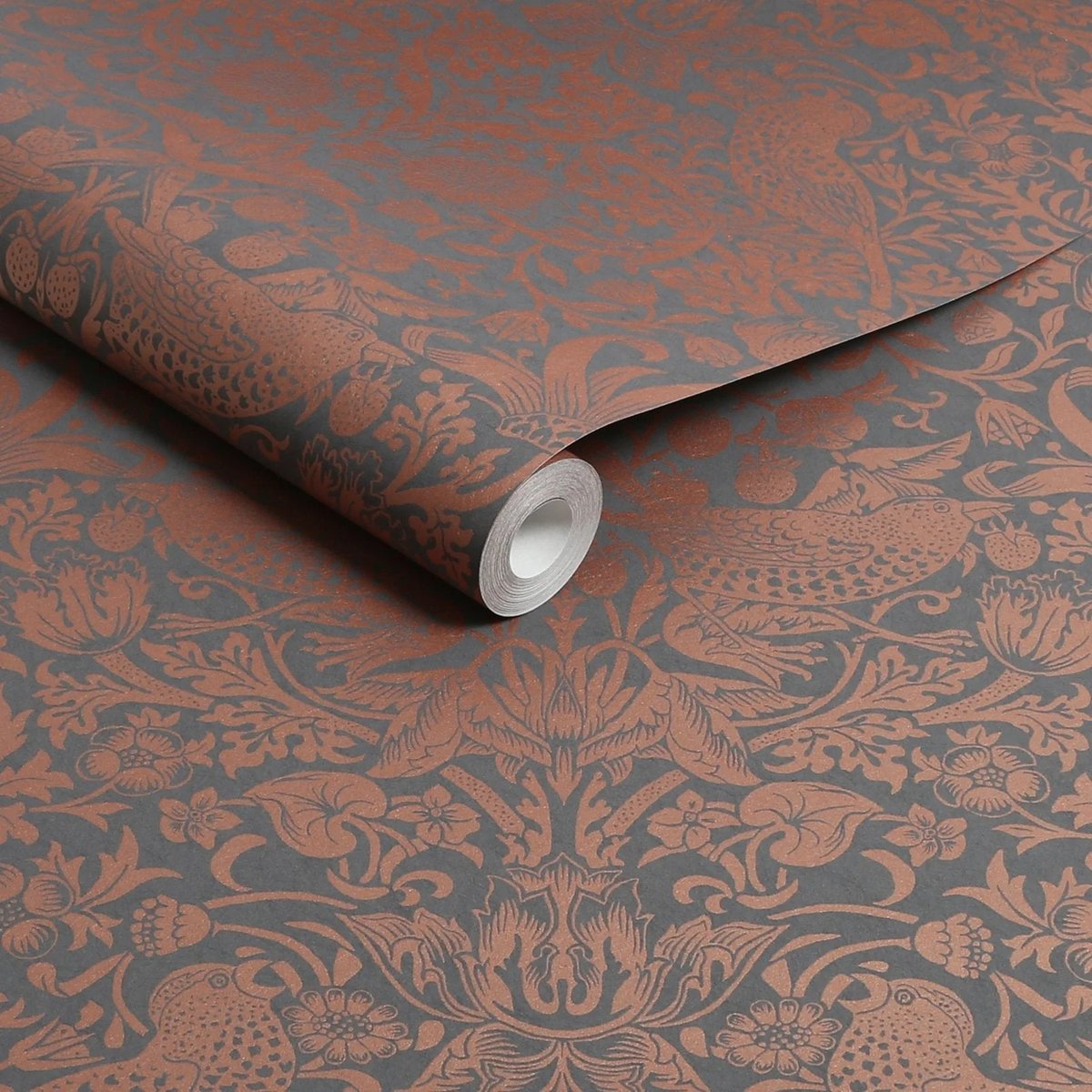 Graham & Brown | Strawberry Thief Fibrous Wallpaper Graham & Brown | Strawberry Thief Fibrous Wallpaper