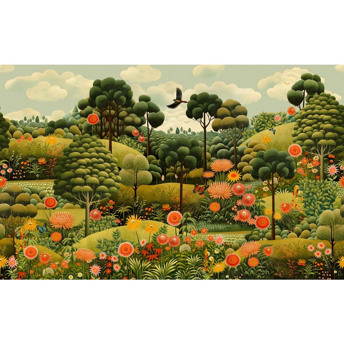 Graham & Brown | Arley Garden Bespoke Mural Graham & Brown | Arley Garden Bespoke Mural