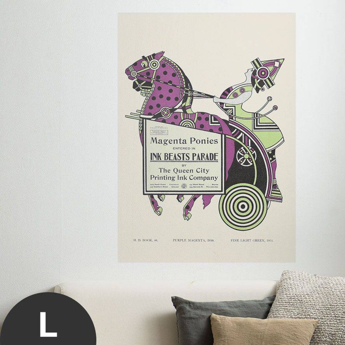 Hattan Art Poster Queen City Ink, Ad. 27 / HP-00077 Hattan Art Poster Queen City Ink, Ad. 27 / HP-00077