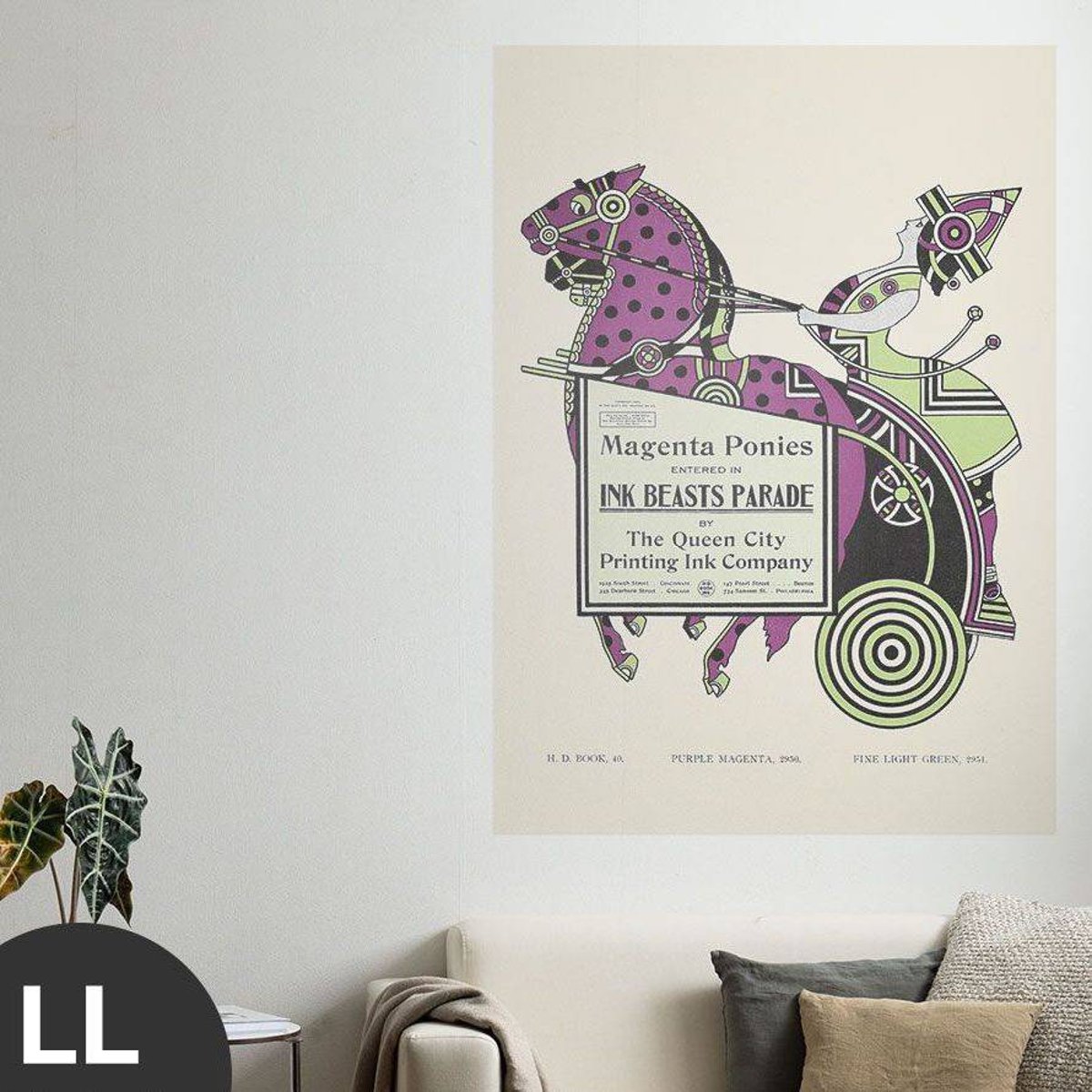 Hattan Art Poster Queen City Ink, Ad. 27 / HP-00077 Hattan Art Poster Queen City Ink, Ad. 27 / HP-00077