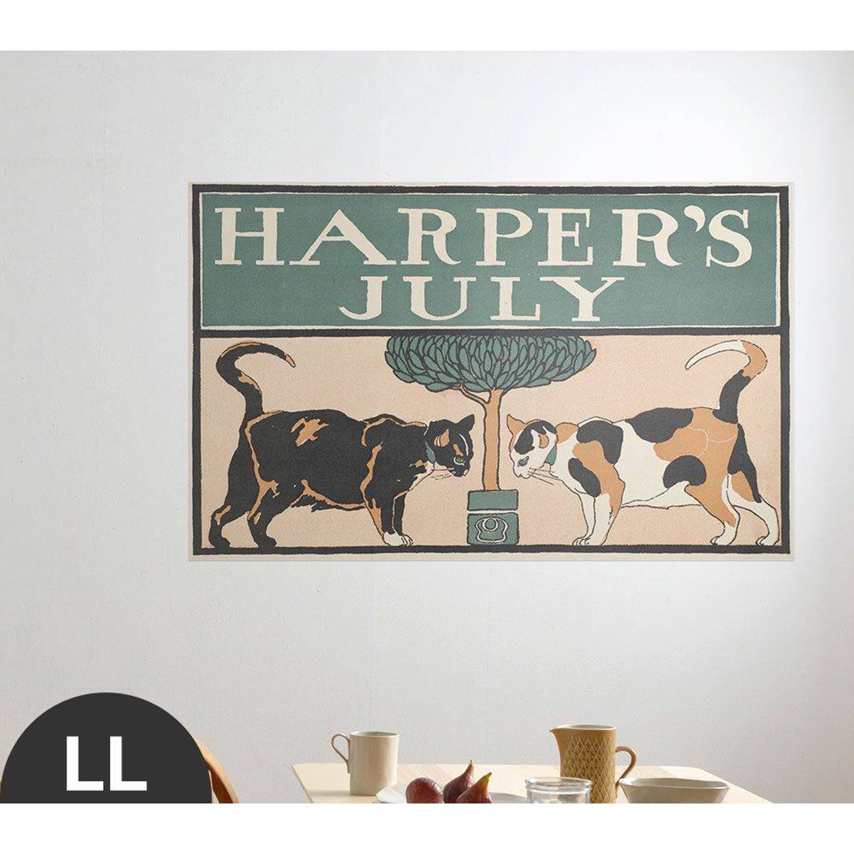 Hattan Art Poster Harper's July / HP-00113 Hattan Art Poster Harper's July / HP-00113