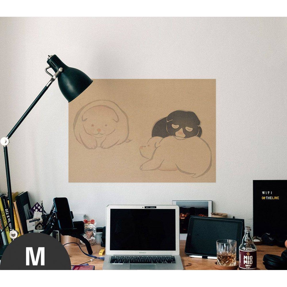 Hattan Art Poster Korin Art Poster Puppy / HP-00140 Hattan Art Poster Korin Art Poster Puppy / HP-00140