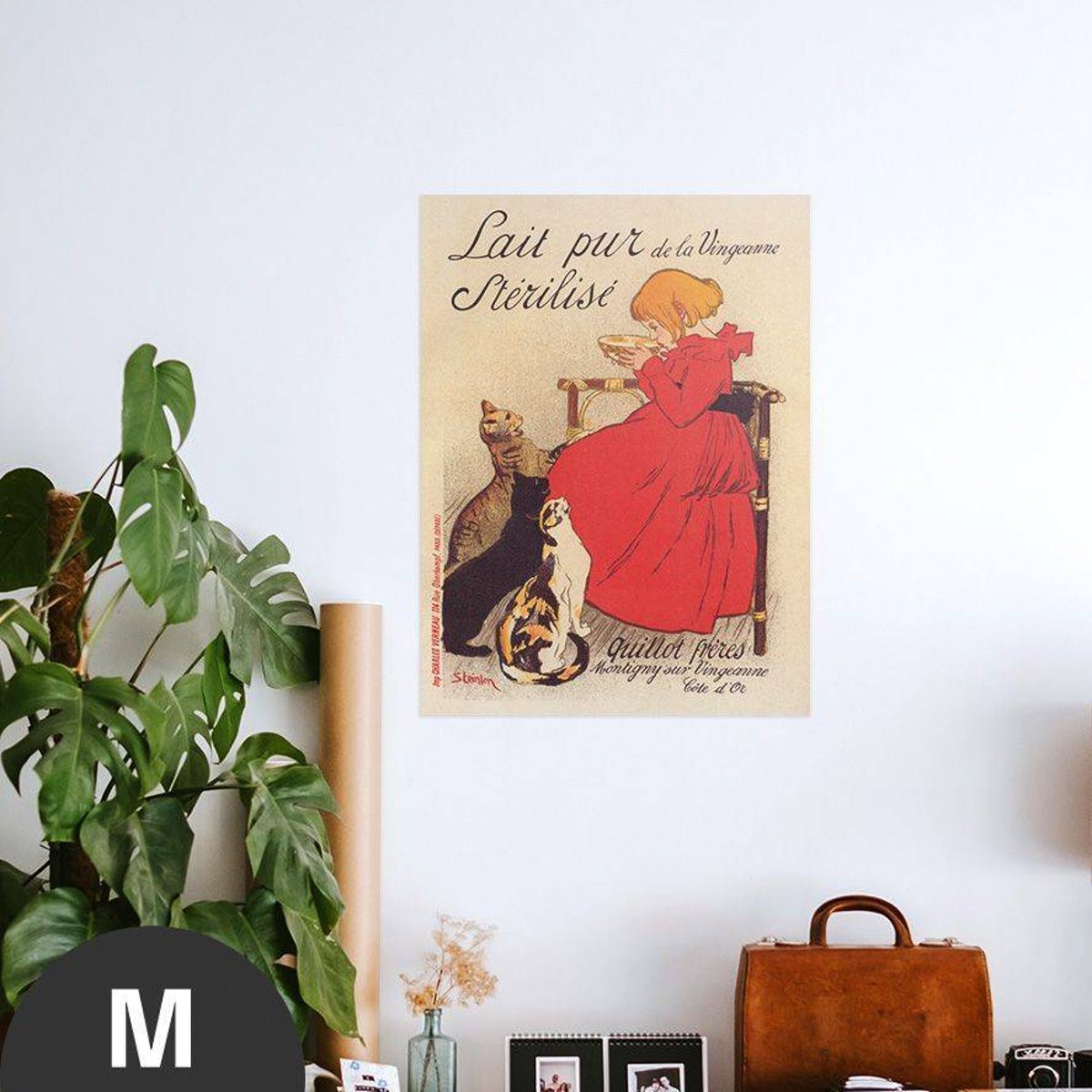 Hattan Art Poster Lait pur stérilisé de la Vingeanne / HP-00172 Hattan Art Poster Lait pur stérilisé de la Vingeanne / HP-00172