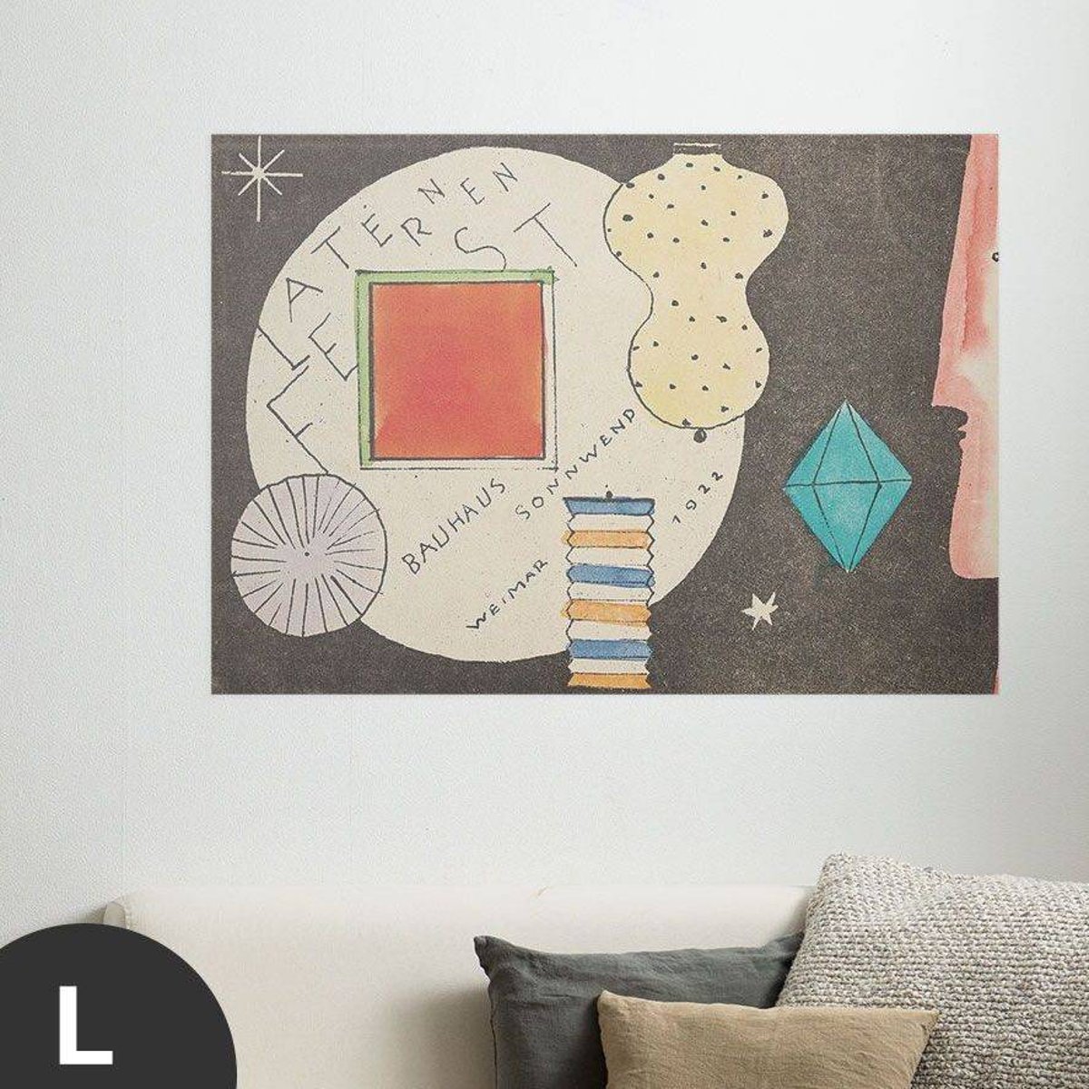 Hattan Art Poster Laternenfest Bauhaus Weimar / HP-00014 Hattan Art Poster Laternenfest Bauhaus Weimar / HP-00014