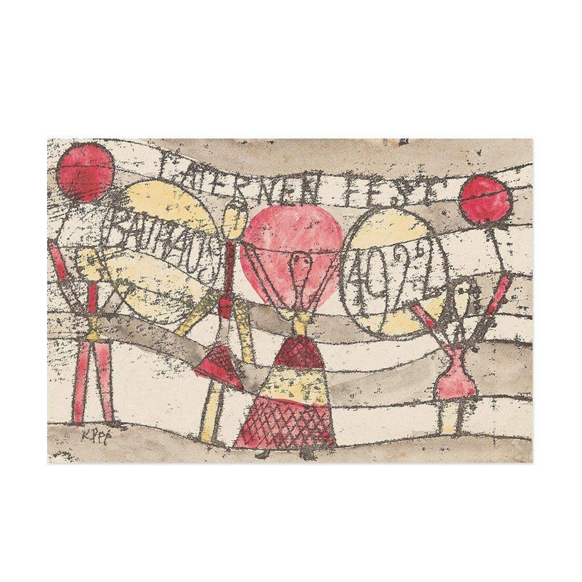 Hattan Art Poster Laternenfest Bauhaus / HP-00127 Hattan Art Poster Laternenfest Bauhaus / HP-00127