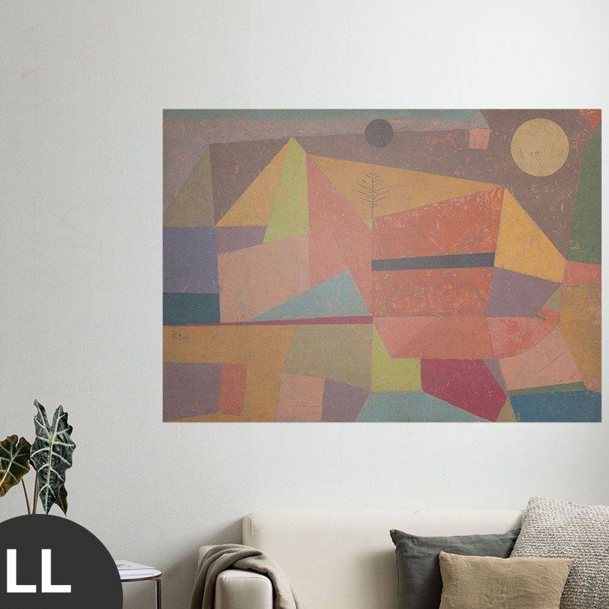 Hattan Art Poster Joyful Mountain Landscape / HP-00129 Hattan Art Poster Joyful Mountain Landscape / HP-00129