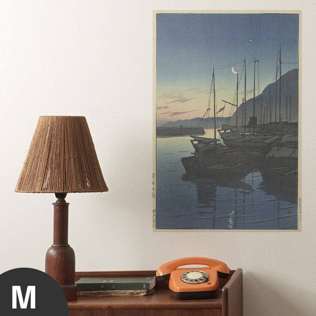 Hattan Art Poster Morning in Beppu / HP-00160 Hattan Art Poster Morning in Beppu / HP-00160