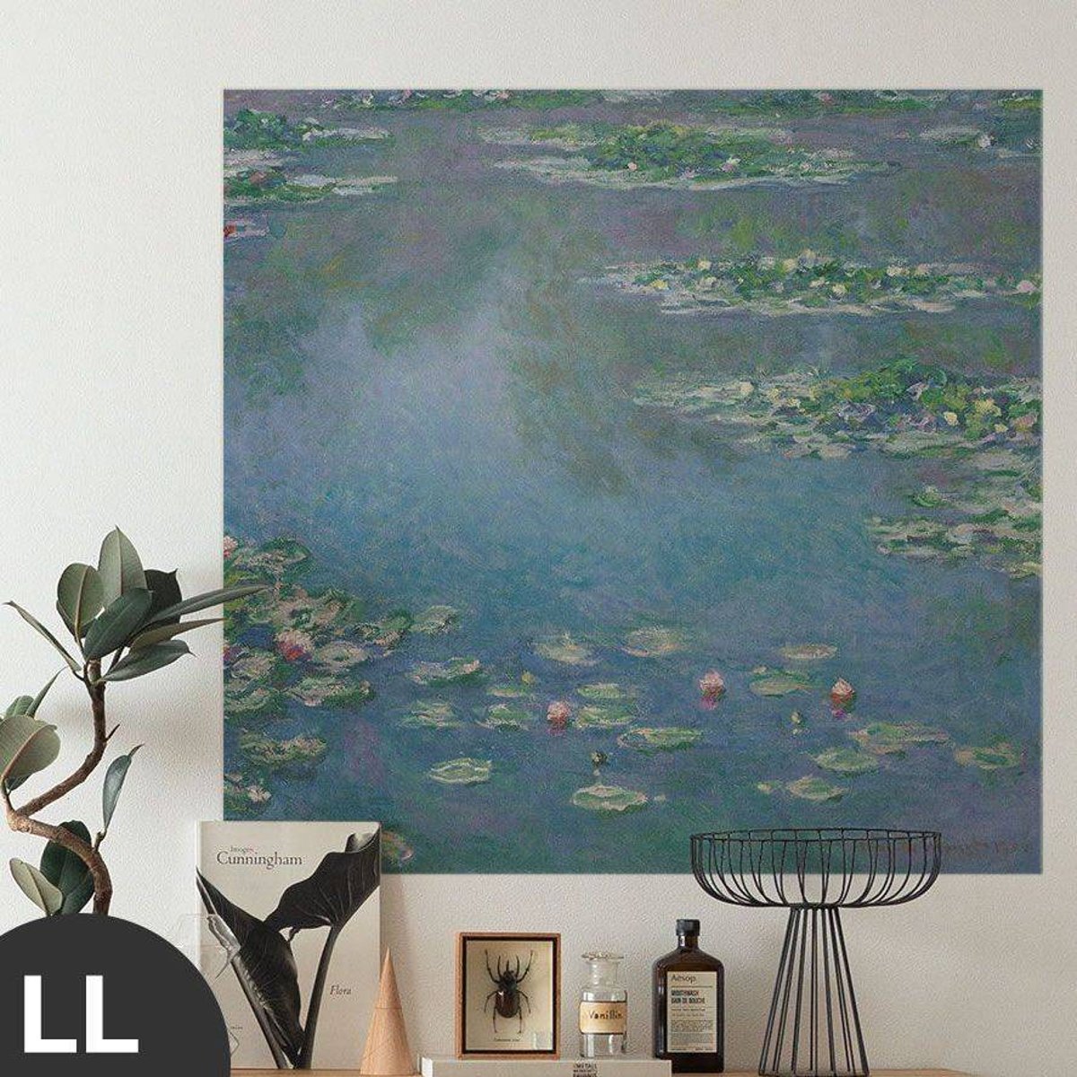 Hattan Art Poster Monet Water Lilies / HP-00130 Hattan Art Poster Monet Water Lilies / HP-00130