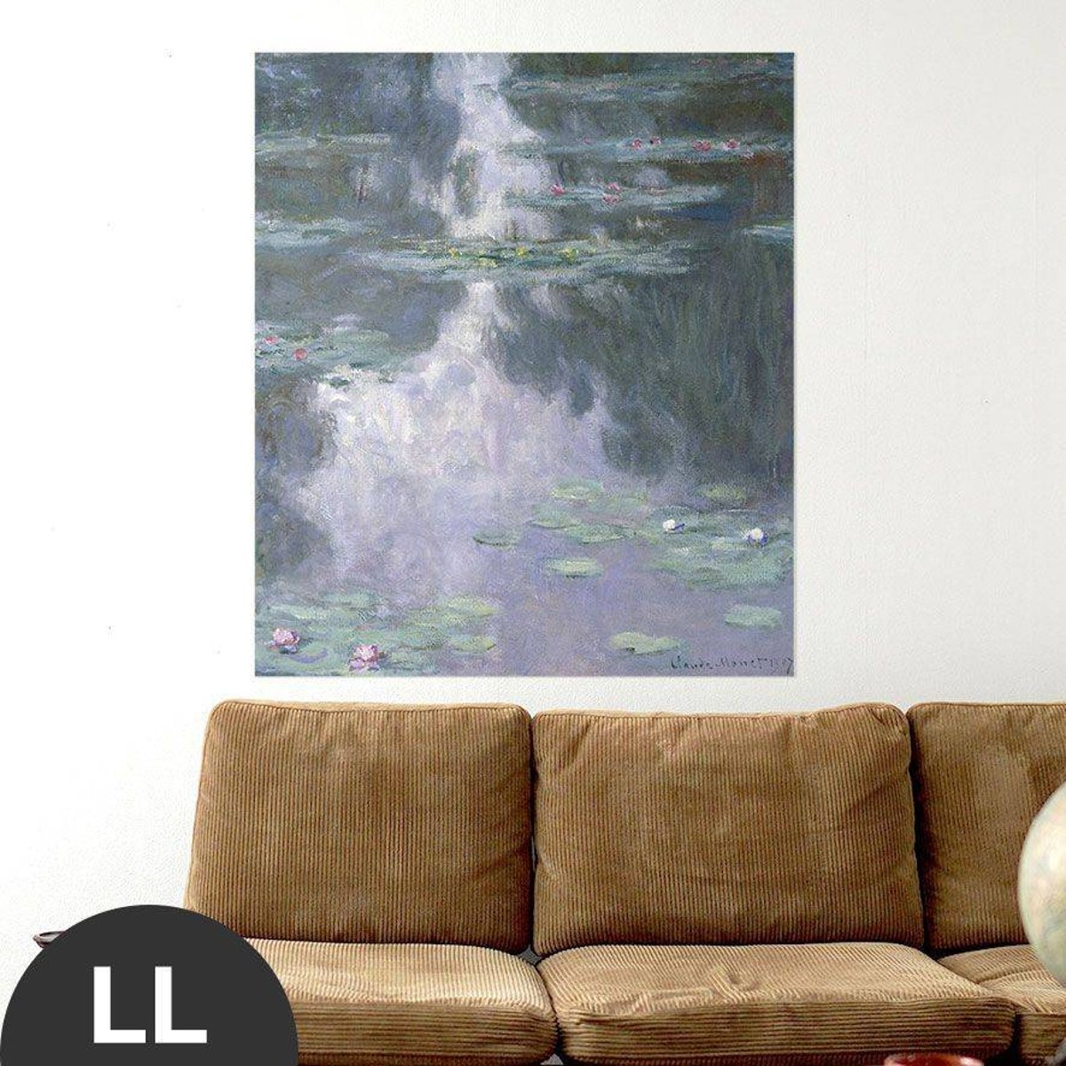Hattan Art Poster Monet Water Lilies / HP-00133 Hattan Art Poster Monet Water Lilies / HP-00133