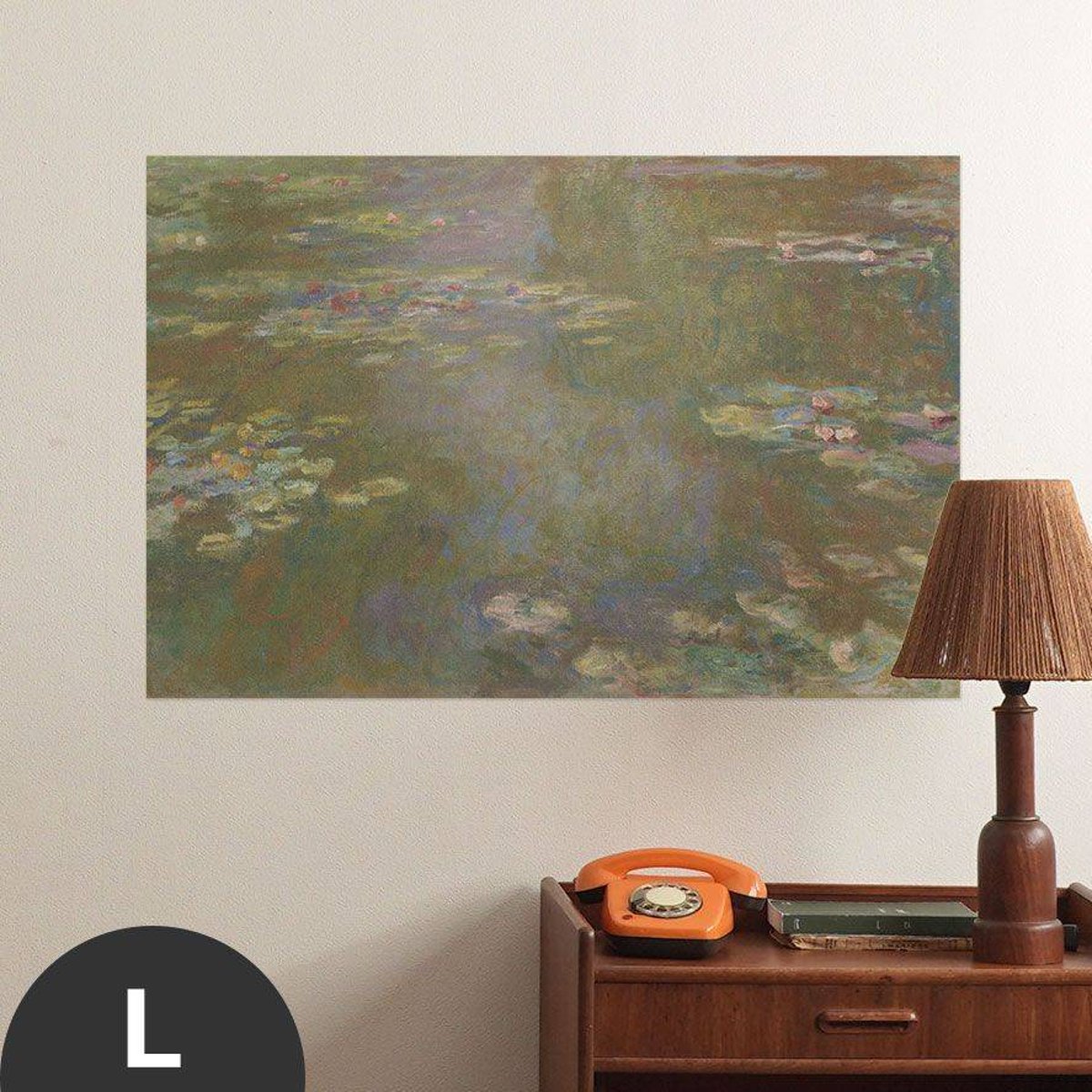 Hattan Art Poster Monet Water Lily Pond / HP-00135 Hattan Art Poster Monet Water Lily Pond / HP-00135