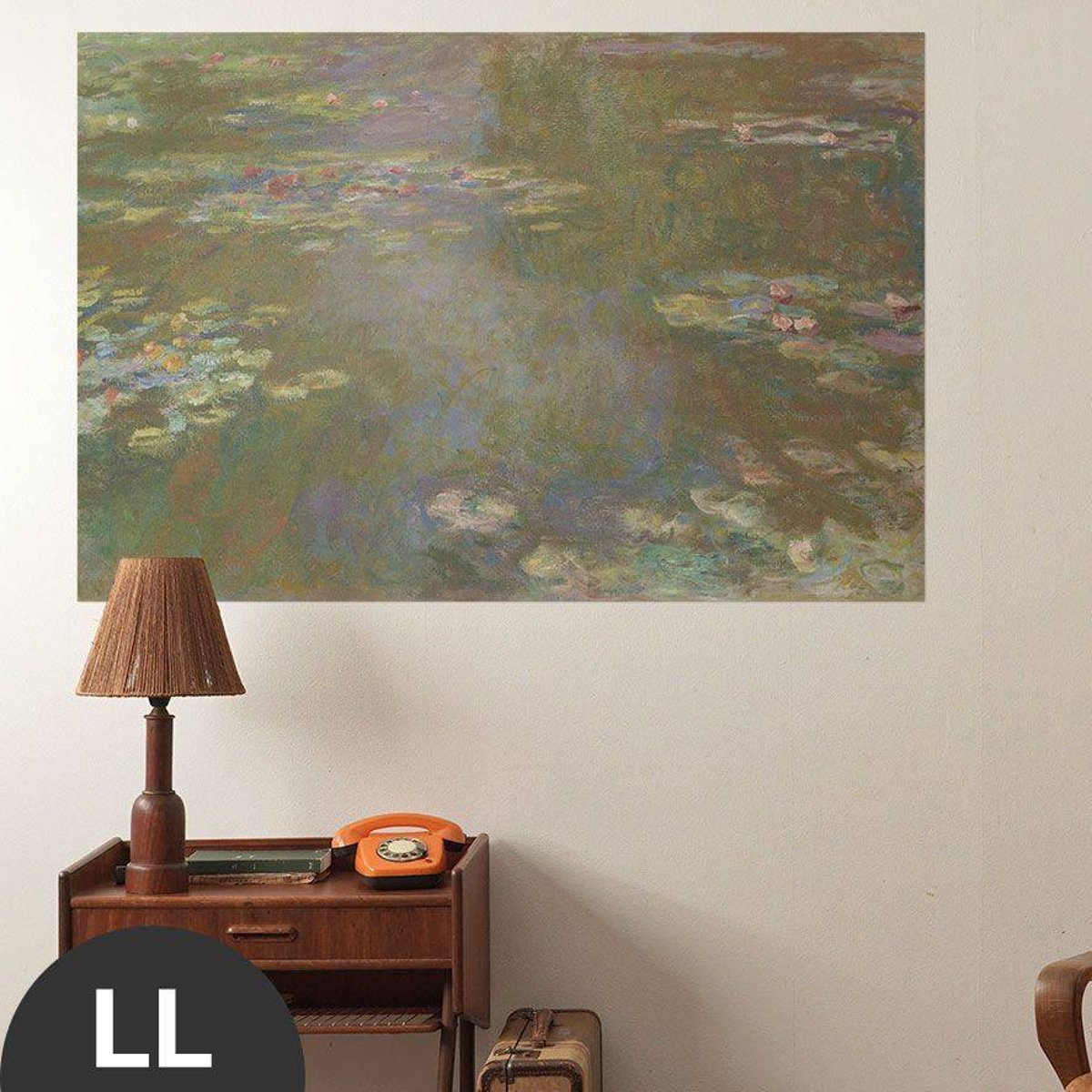 Hattan Art Poster Monet Water Lily Pond / HP-00135 Hattan Art Poster Monet Water Lily Pond / HP-00135