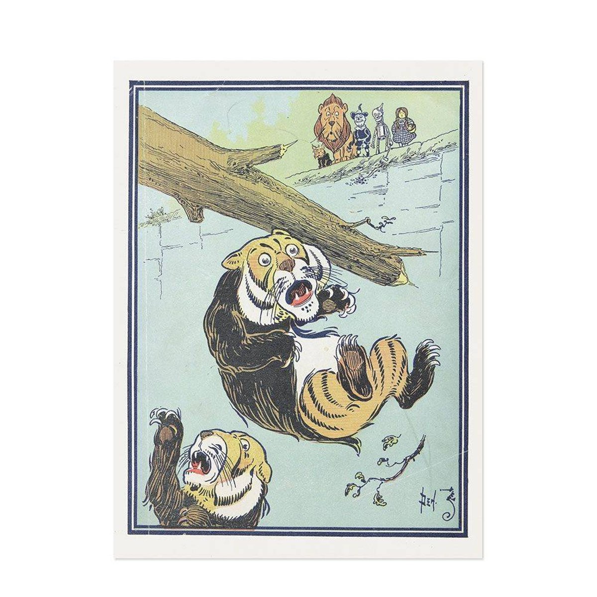 Hattan Art Poster The Tree Fell with A Crash into The Gulf / HP-00025 Hattan Art Poster The Tree Fell with A Crash into The Gulf / HP-00025