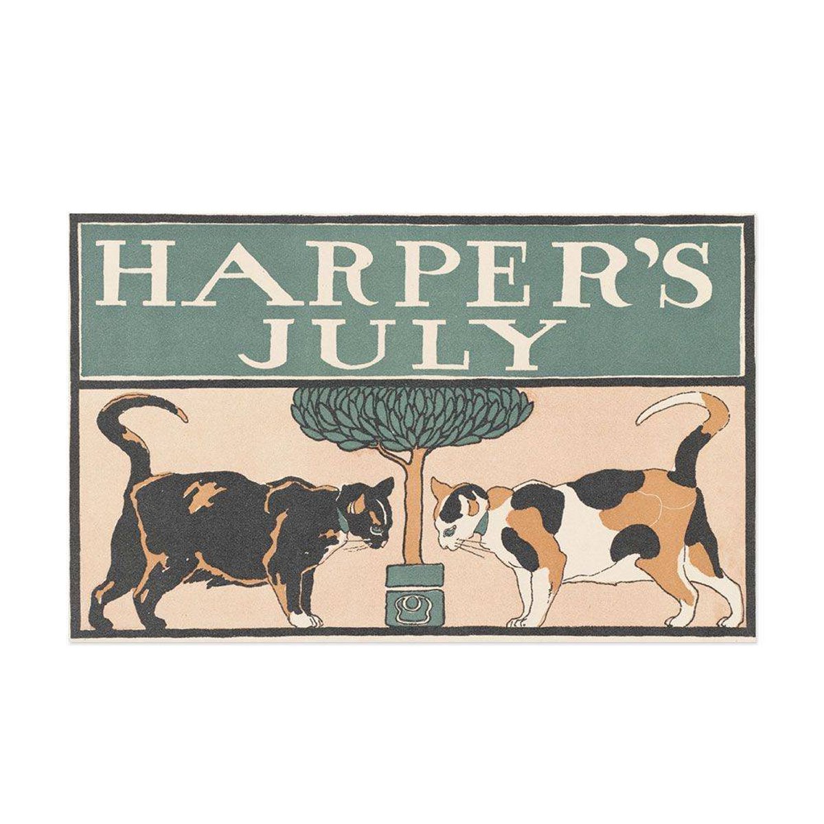 Hattan Art Poster Harper's July / HP-00113 Hattan Art Poster Harper's July / HP-00113