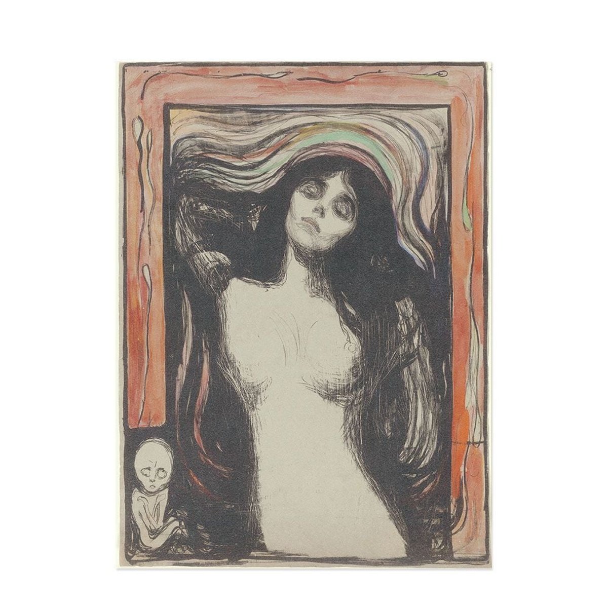 Hattan Art Poster Munch Madonna / HP-00170 Hattan Art Poster Munch Madonna / HP-00170