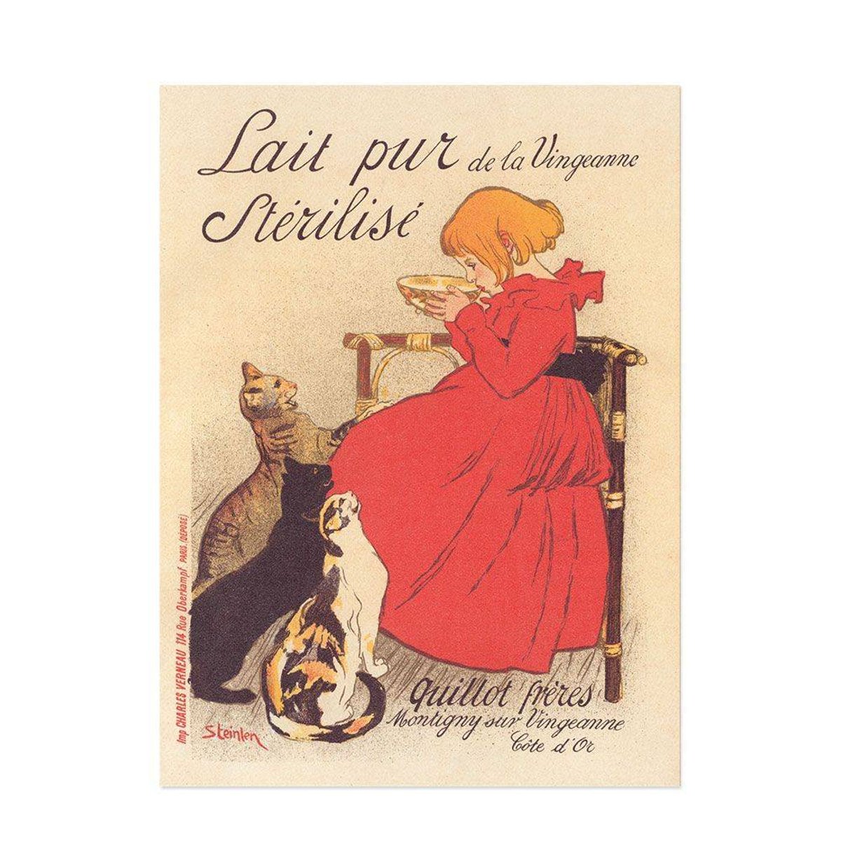 Hattan Art Poster Lait pur stérilisé de la Vingeanne / HP-00172 Hattan Art Poster Lait pur stérilisé de la Vingeanne / HP-00172