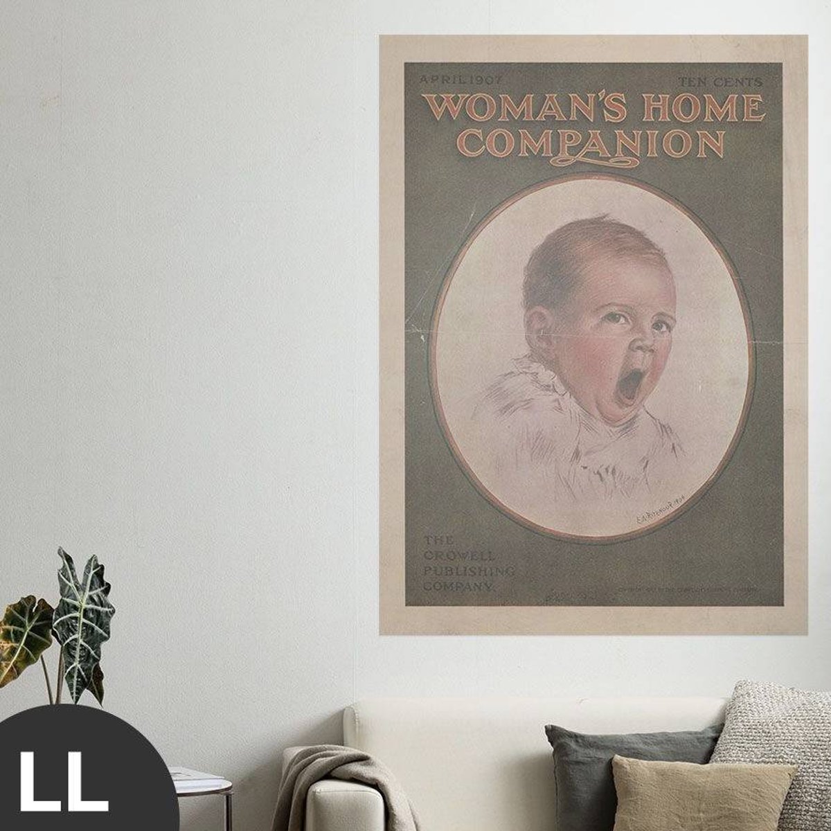 Hattan Art Poster Woman’s Home Companion, April 1907 / HP-00008 Hattan Art Poster Woman’s Home Companion, April 1907 / HP-00008