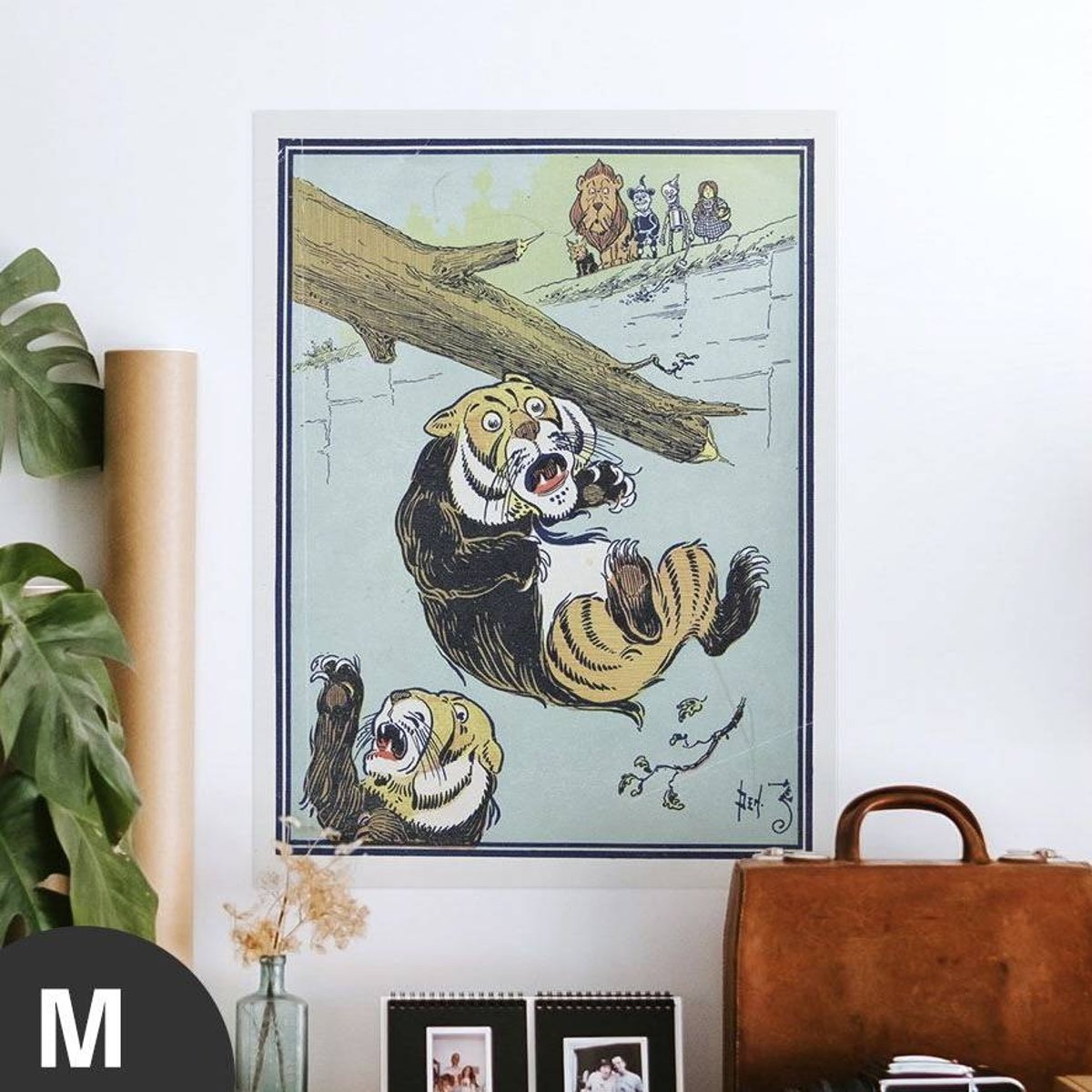 Hattan Art Poster The Tree Fell with A Crash into The Gulf / HP-00025 Hattan Art Poster The Tree Fell with A Crash into The Gulf / HP-00025