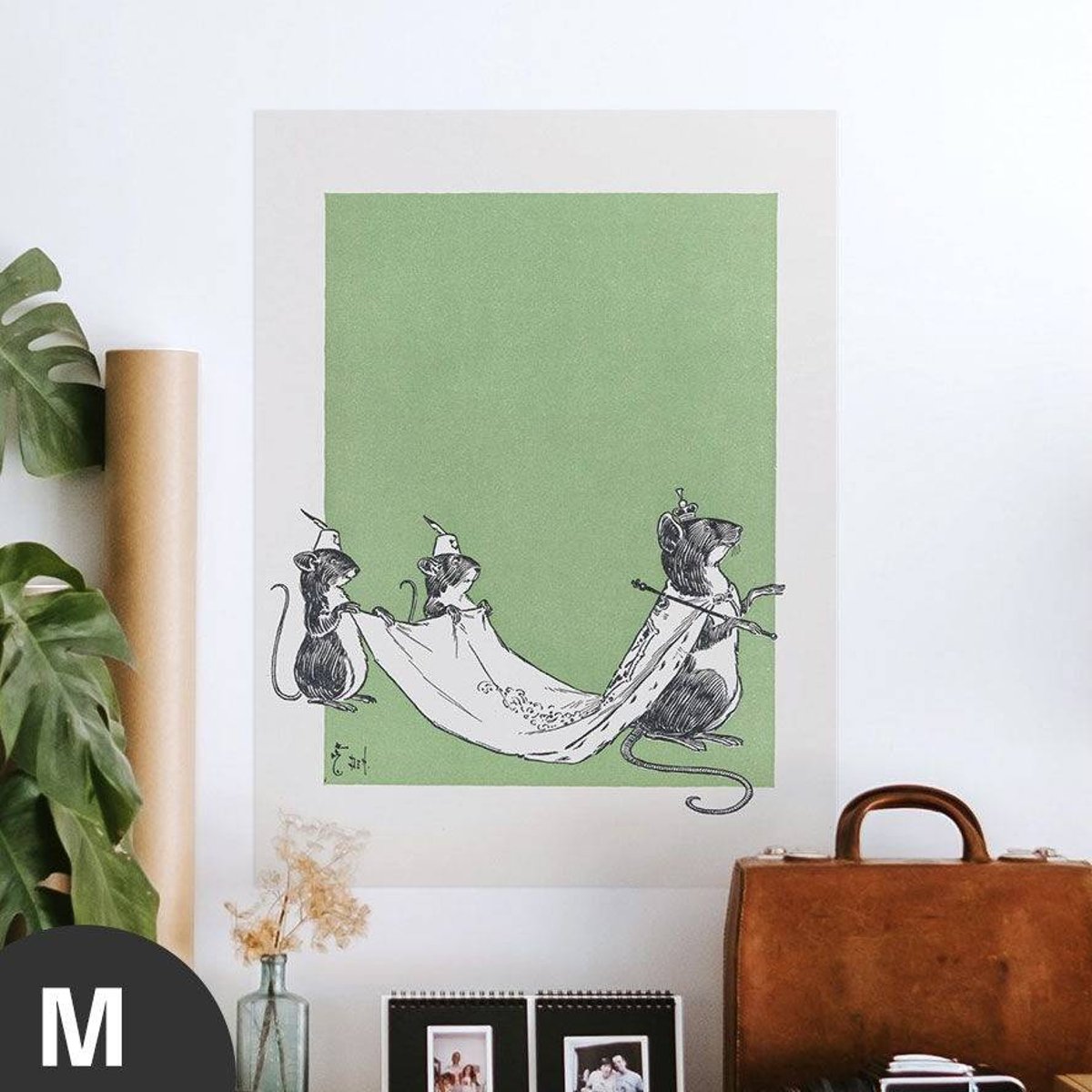 Hattan Art Poster The Queen of The Field Mice / HP-00029 Hattan Art Poster The Queen of The Field Mice / HP-00029