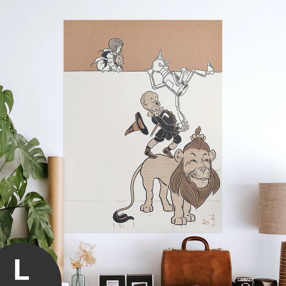 Hattan Art Poster The Wonderful Wizard of Oz Pl 4 / HP-00031 Hattan Art Poster The Wonderful Wizard of Oz Pl 4 / HP-00031