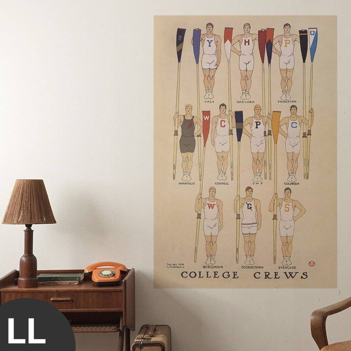 Hattan Art Poster College Crews / HP-00065 Hattan Art Poster College Crews / HP-00065