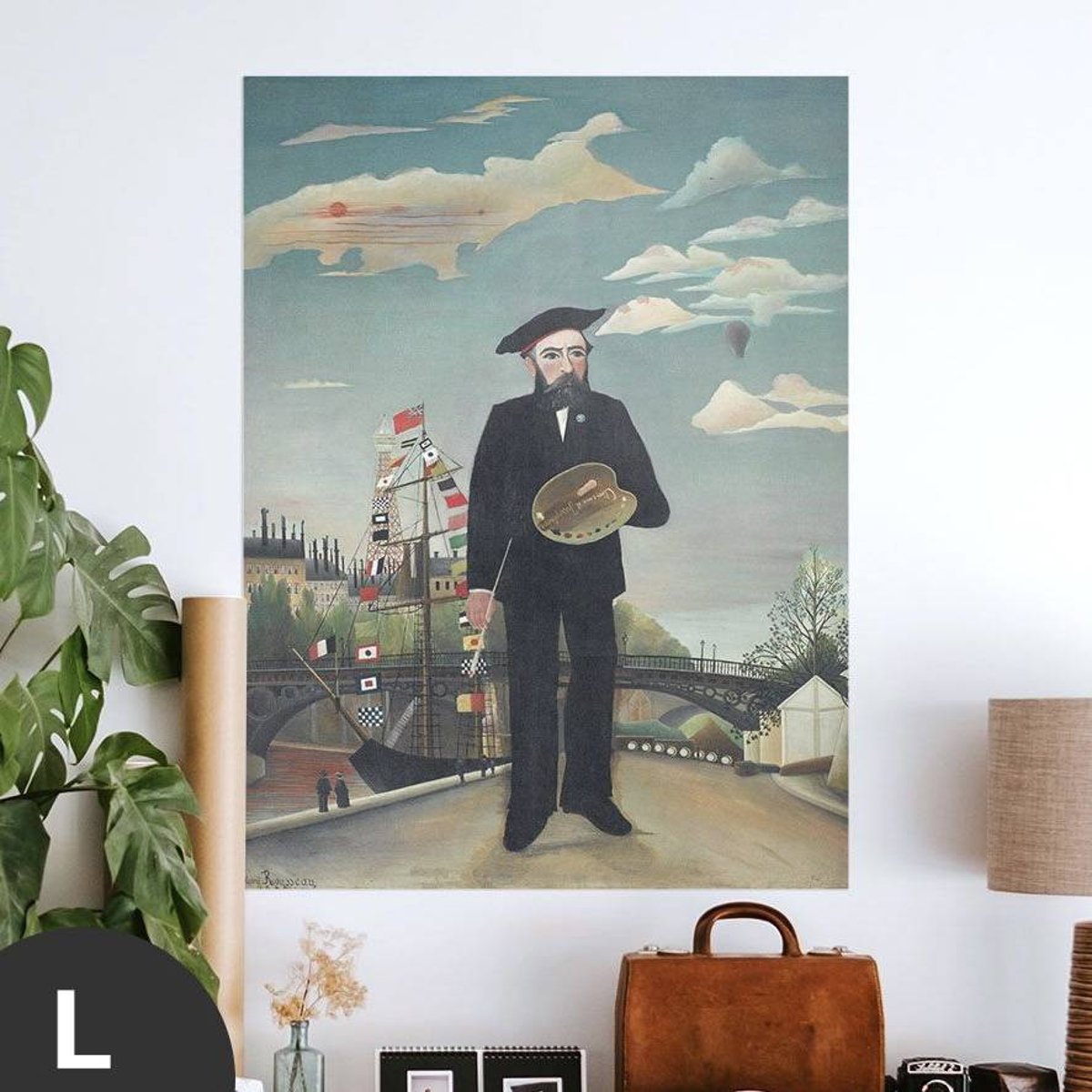 Hattan Art Poster Myself: Portrait - Landscape / HP-00152 Hattan Art Poster Myself: Portrait - Landscape / HP-00152