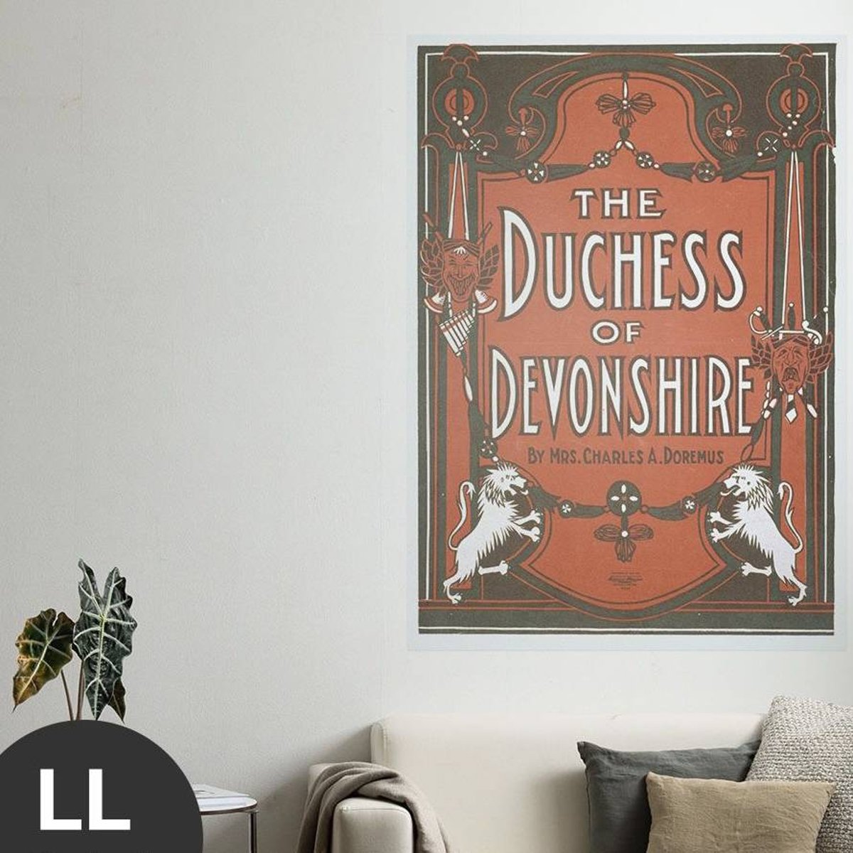 Hattan Art Poster The Duchess of Devonshire / HP-00120 Hattan Art Poster The Duchess of Devonshire / HP-00120