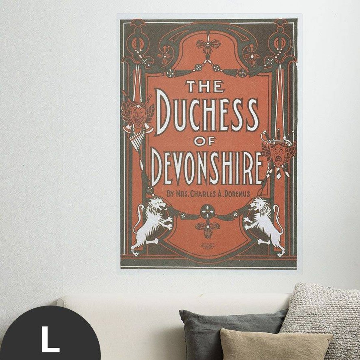 Hattan Art Poster The Duchess of Devonshire / HP-00120 Hattan Art Poster The Duchess of Devonshire / HP-00120