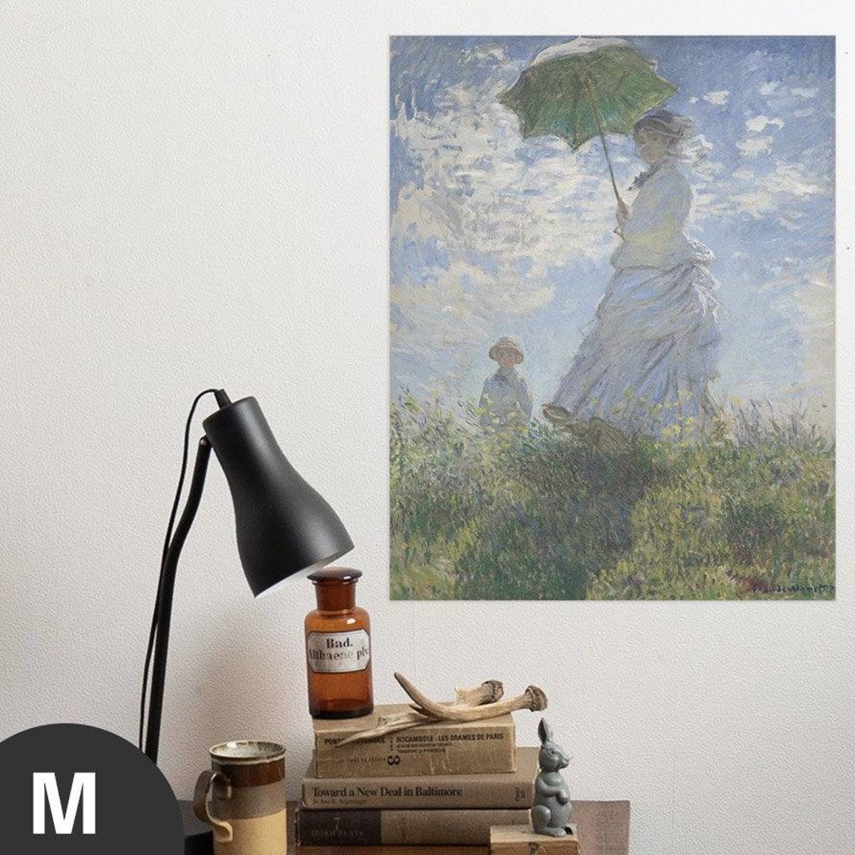 Hattan Art Poster Monet Woman with a Parasol / HP-00134 Hattan Art Poster Monet Woman with a Parasol / HP-00134
