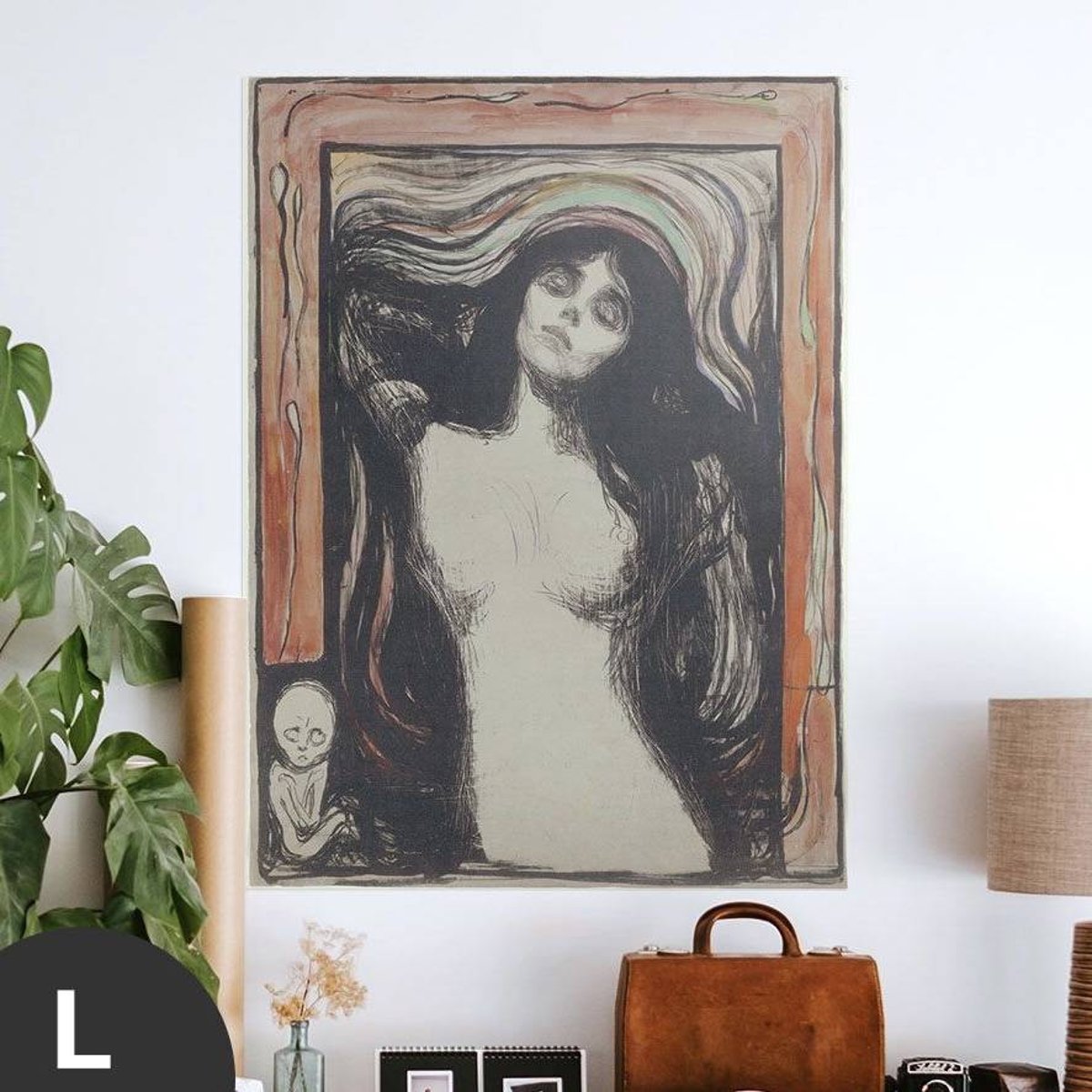 Hattan Art Poster Munch Madonna / HP-00170 Hattan Art Poster Munch Madonna / HP-00170