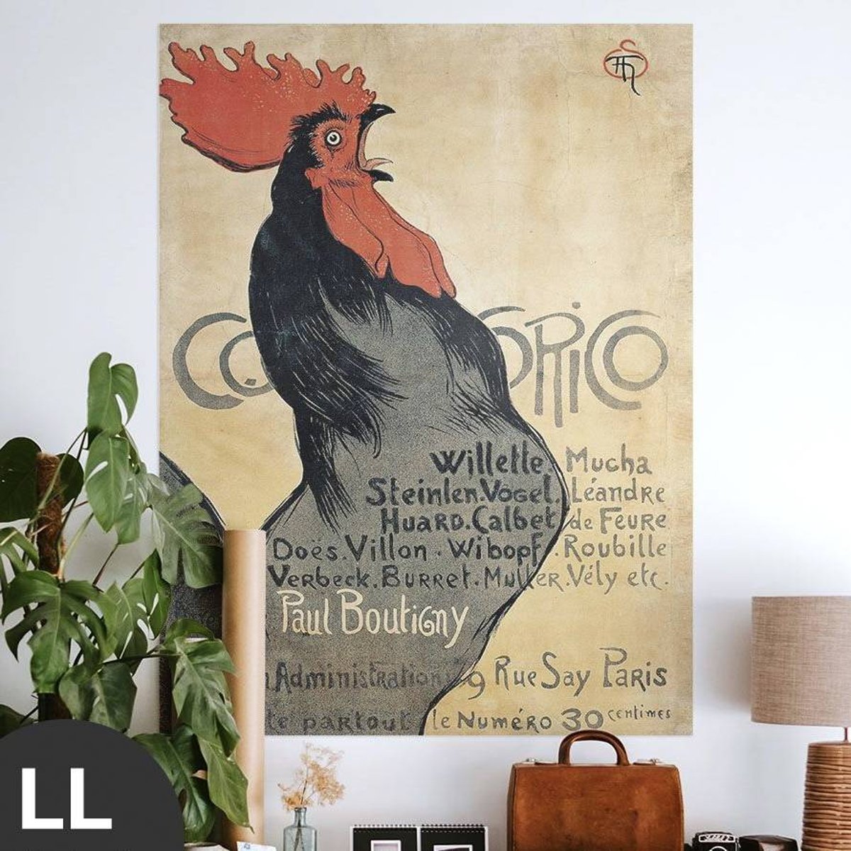 Hattan Art Poster Cocorico / HP-00175 Hattan Art Poster Cocorico / HP-00175