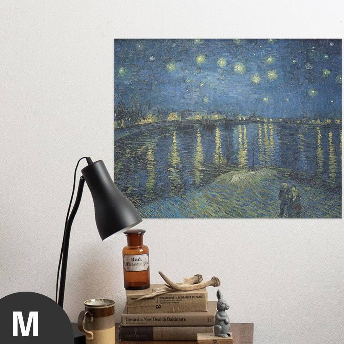 Hattan Art Poster Van Gogh Starry Night Over the Rhone / HP-00180 Hattan Art Poster Van Gogh Starry Night Over the Rhone / HP-00180