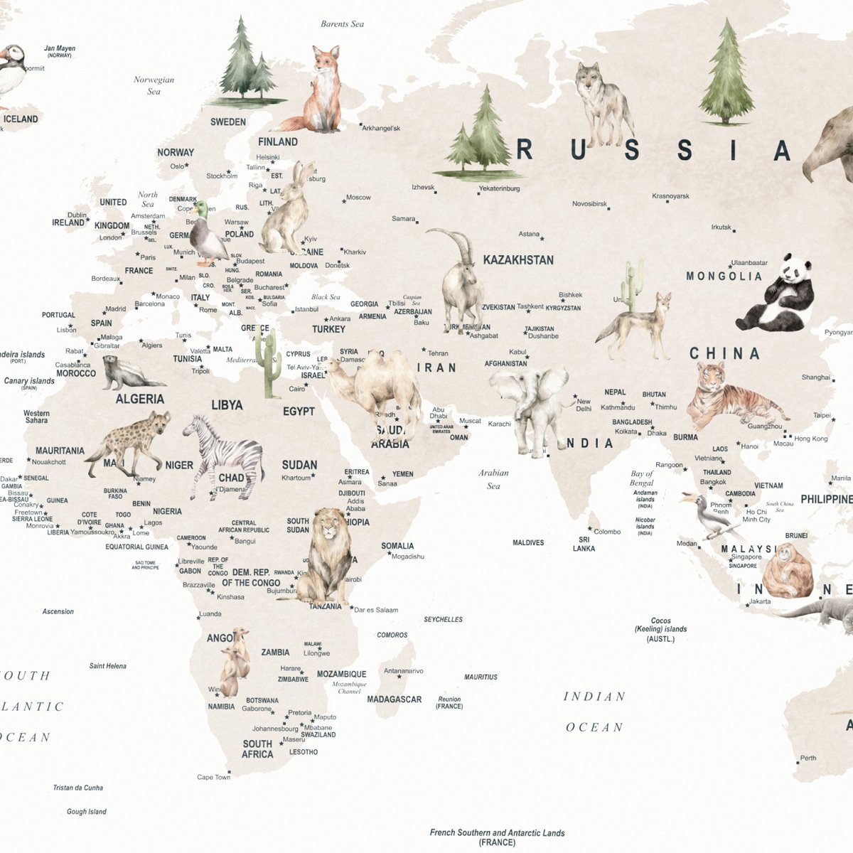 Honpo | Wildlife Map | HO-0089 Honpo | Wildlife Map | HO-0089