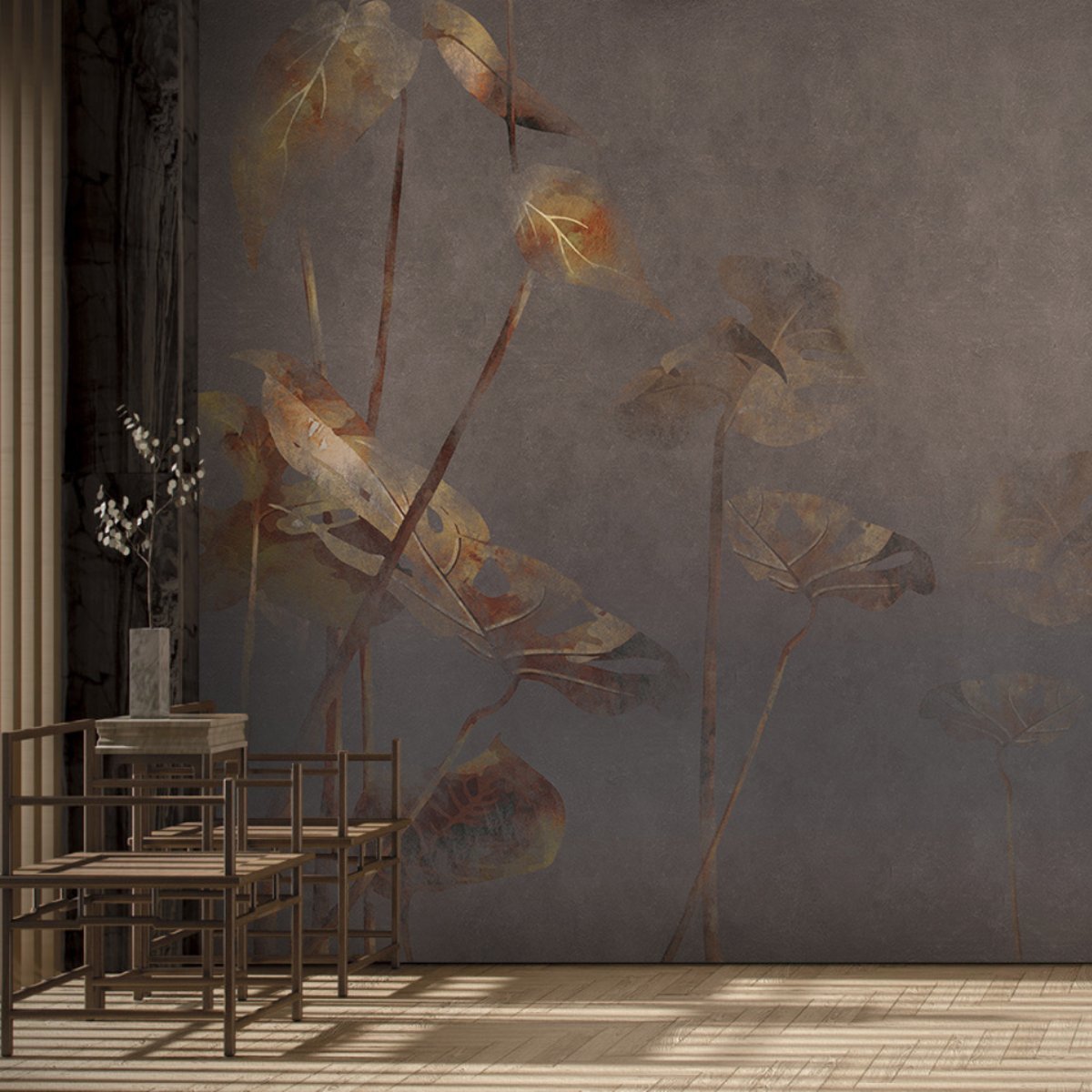 Lusoluxe Imperial | Anthurium Leaves Mural Lusoluxe Imperial | Anthurium Leaves Mural