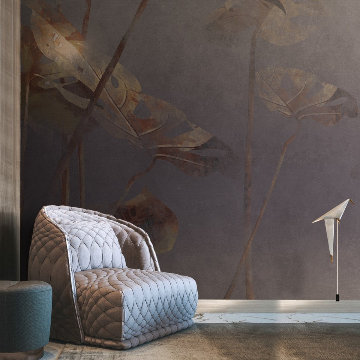 Lusoluxe Imperial | Anthurium Leaves Mural Lusoluxe Imperial | Anthurium Leaves Mural