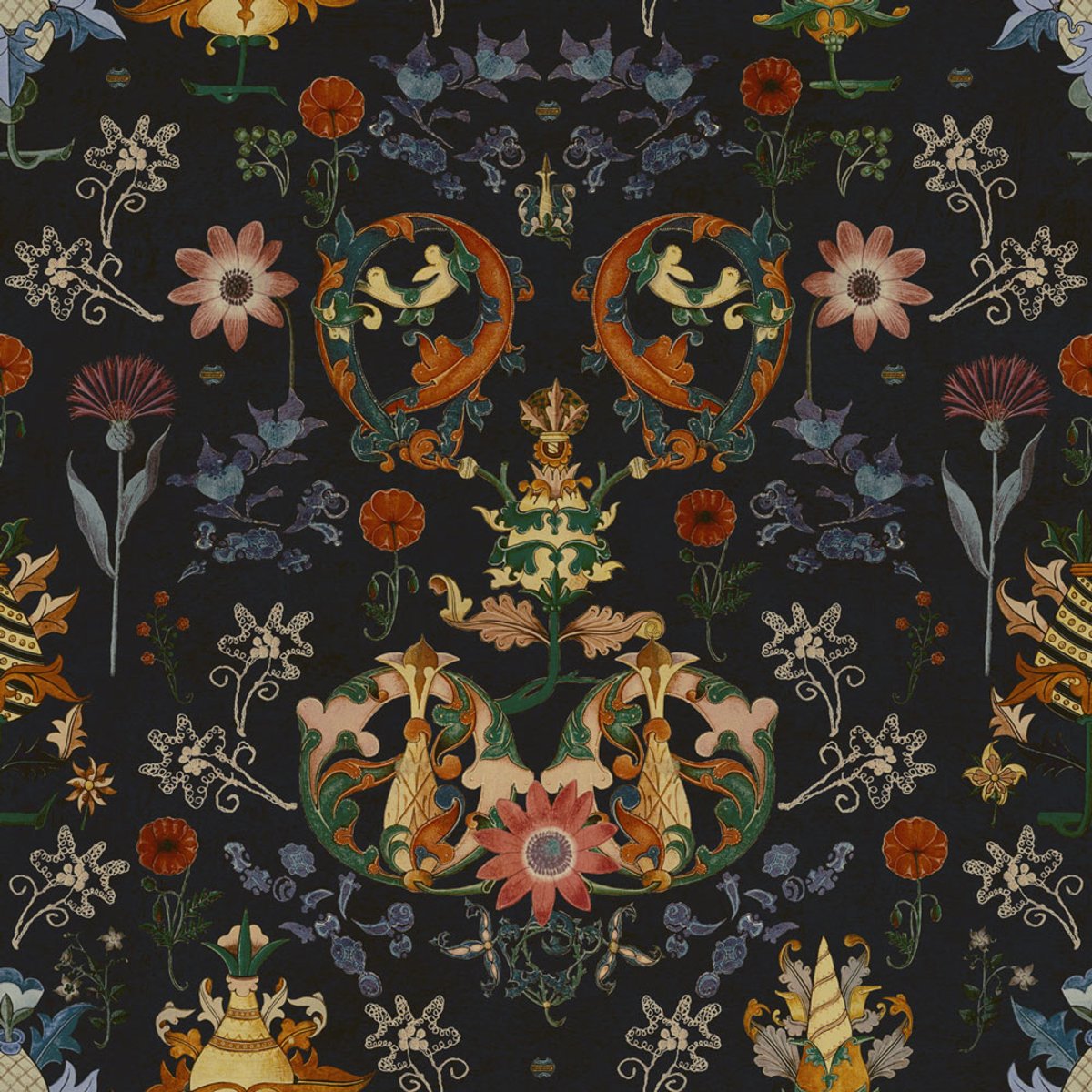 MINDTHEGAP | TRANSYLVANIA FOLK in Blue | WP20312 MINDTHEGAP | TRANSYLVANIA FOLK in Blue | WP20312