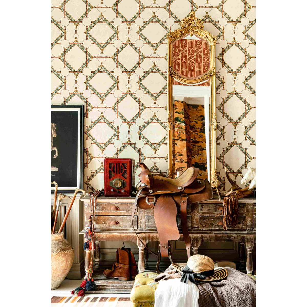 MINDTHEGAP | DECORATIVE HARNESS Burgundy | WP30106 MINDTHEGAP | DECORATIVE HARNESS Burgundy | WP30106