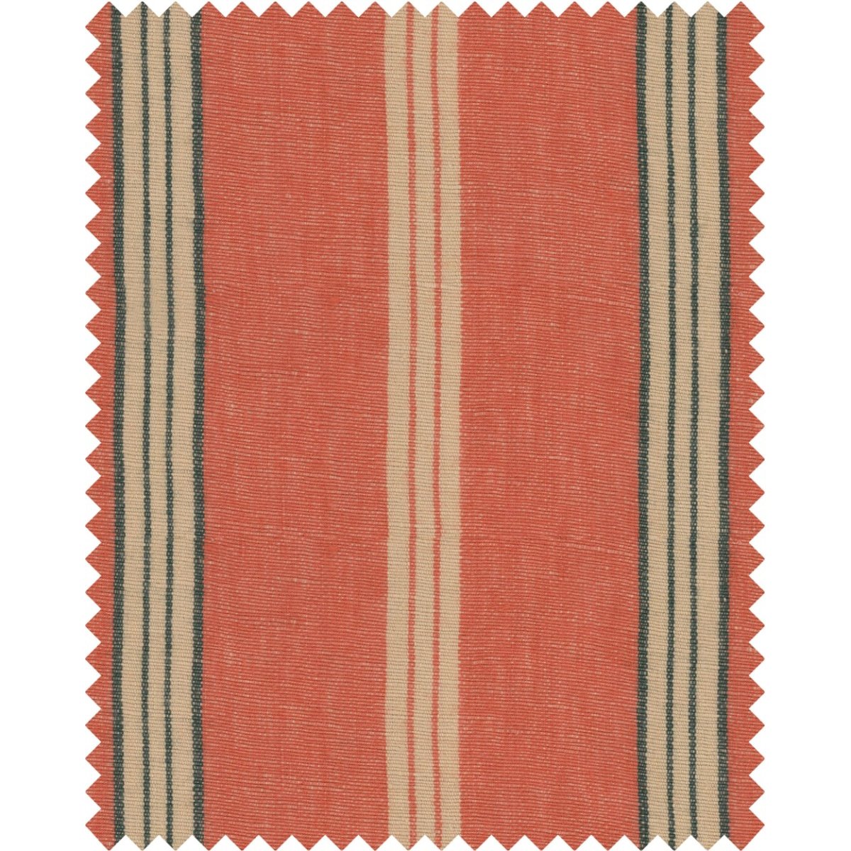 MINDTHEGAP | WOODSTOCK '69 | Fabric | OREGON STRIPES Orange Washed Linen MINDTHEGAP | WOODSTOCK '69 | Fabric | OREGON STRIPES Orange Washed Linen
