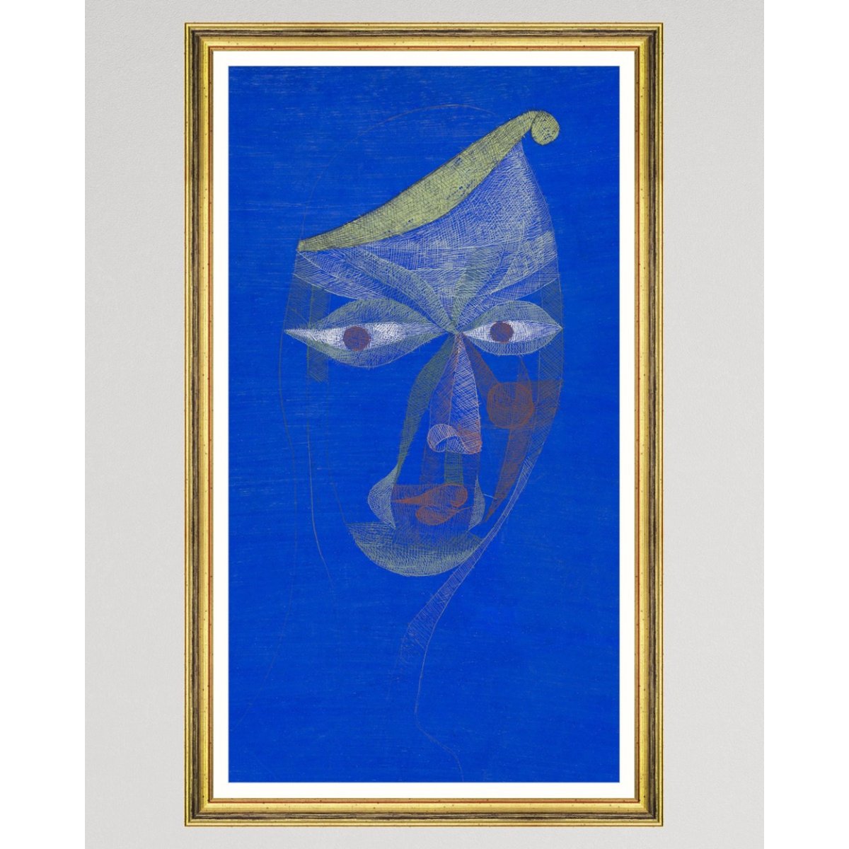 MINDTHEGAP | WOODSTOCK '69 | Framed Art | Portrait of an Oriental by Paul Klee MINDTHEGAP | WOODSTOCK '69 | Framed Art | Portrait of an Oriental by Paul Klee