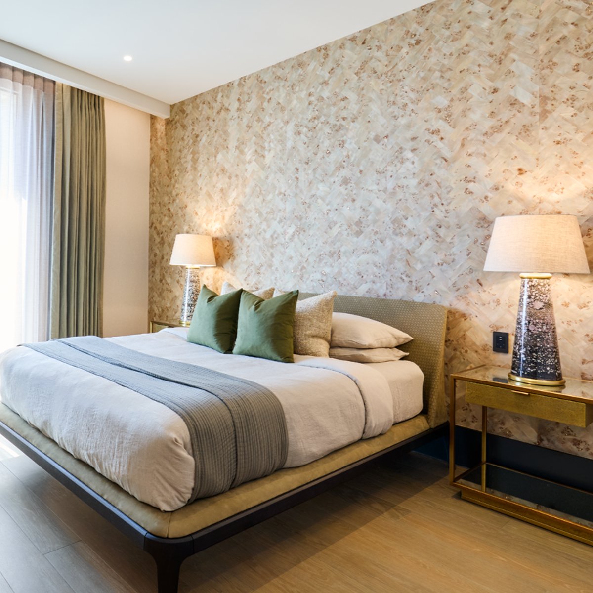 Phillip Jeffries | Burled Chevron I Phillip Jeffries | Burled Chevron I