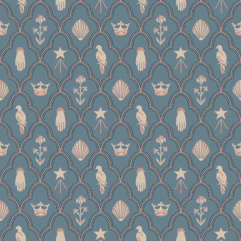 Sandberg | Turtledove Barn | Indigo Blue | S10272 Sandberg | Turtledove Barn | Indigo Blue | S10272