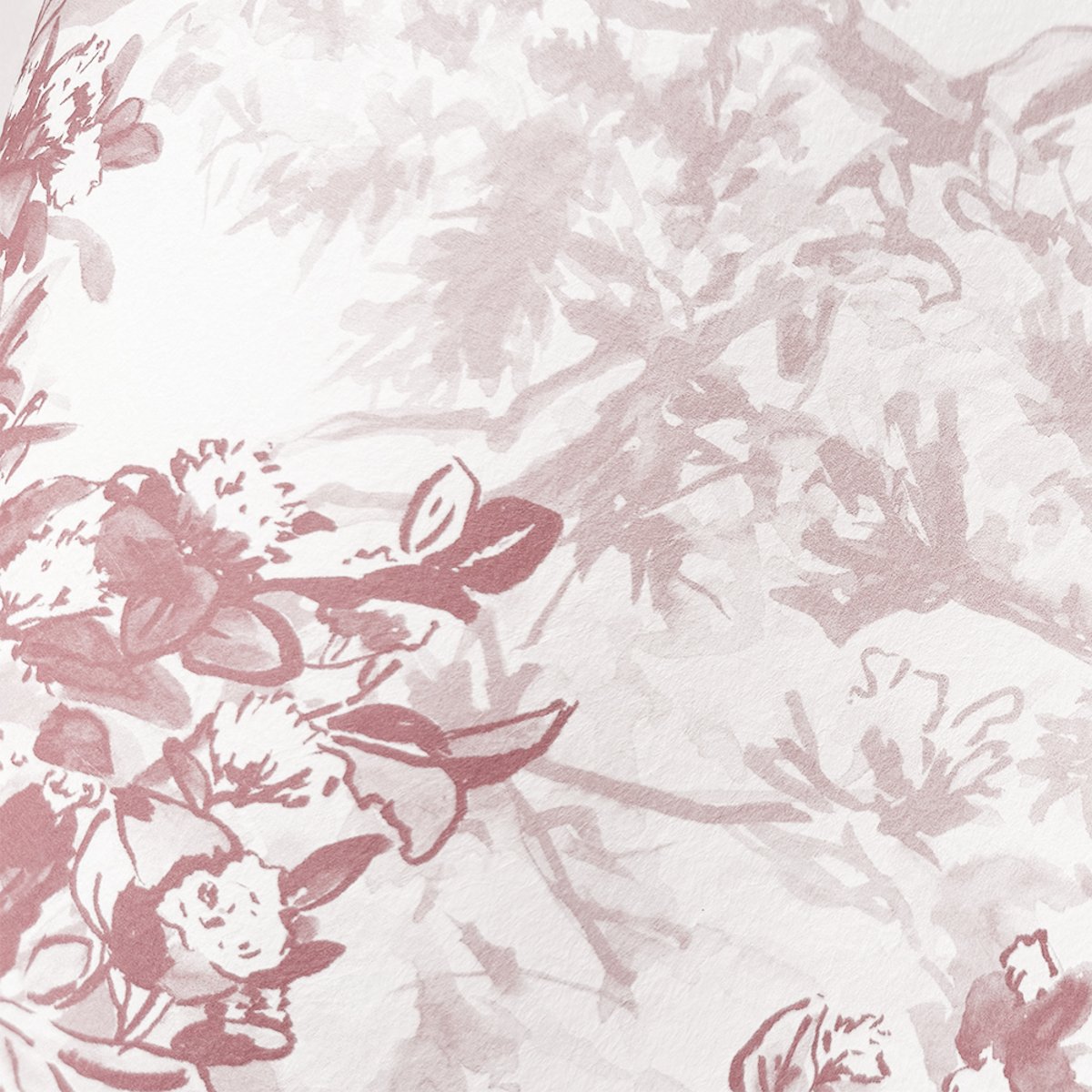 Classic Hua Trees Burgundy | Sian Zeng Classic Hua Trees Burgundy | Sian Zeng