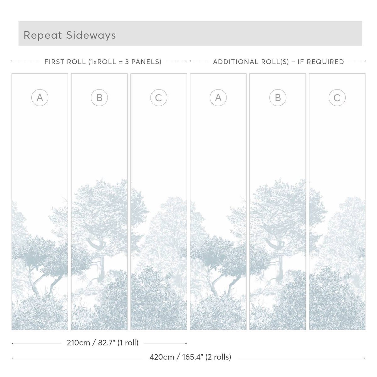 Classic Hua Trees Blue | Sian Zeng Classic Hua Trees Blue | Sian Zeng