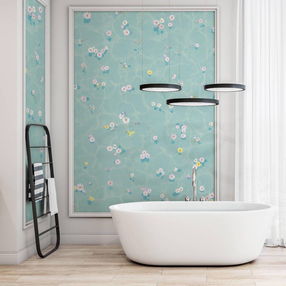 Floral Bath Blue | Sian Zeng Floral Bath Blue | Sian Zeng